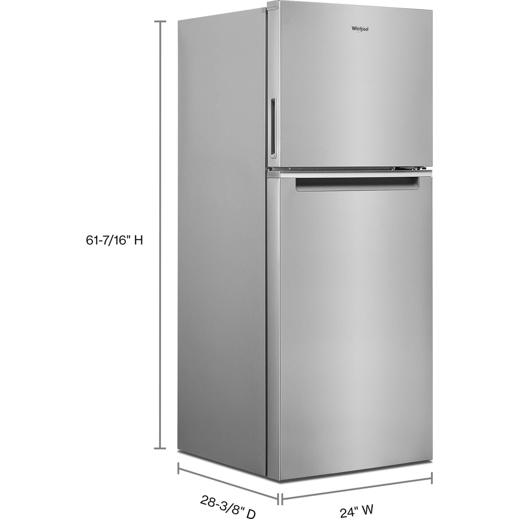 Réfrigérateur Whirlpool à congélateur supérieur (WRT112CZJZ) - Acier inoxydable FGPR