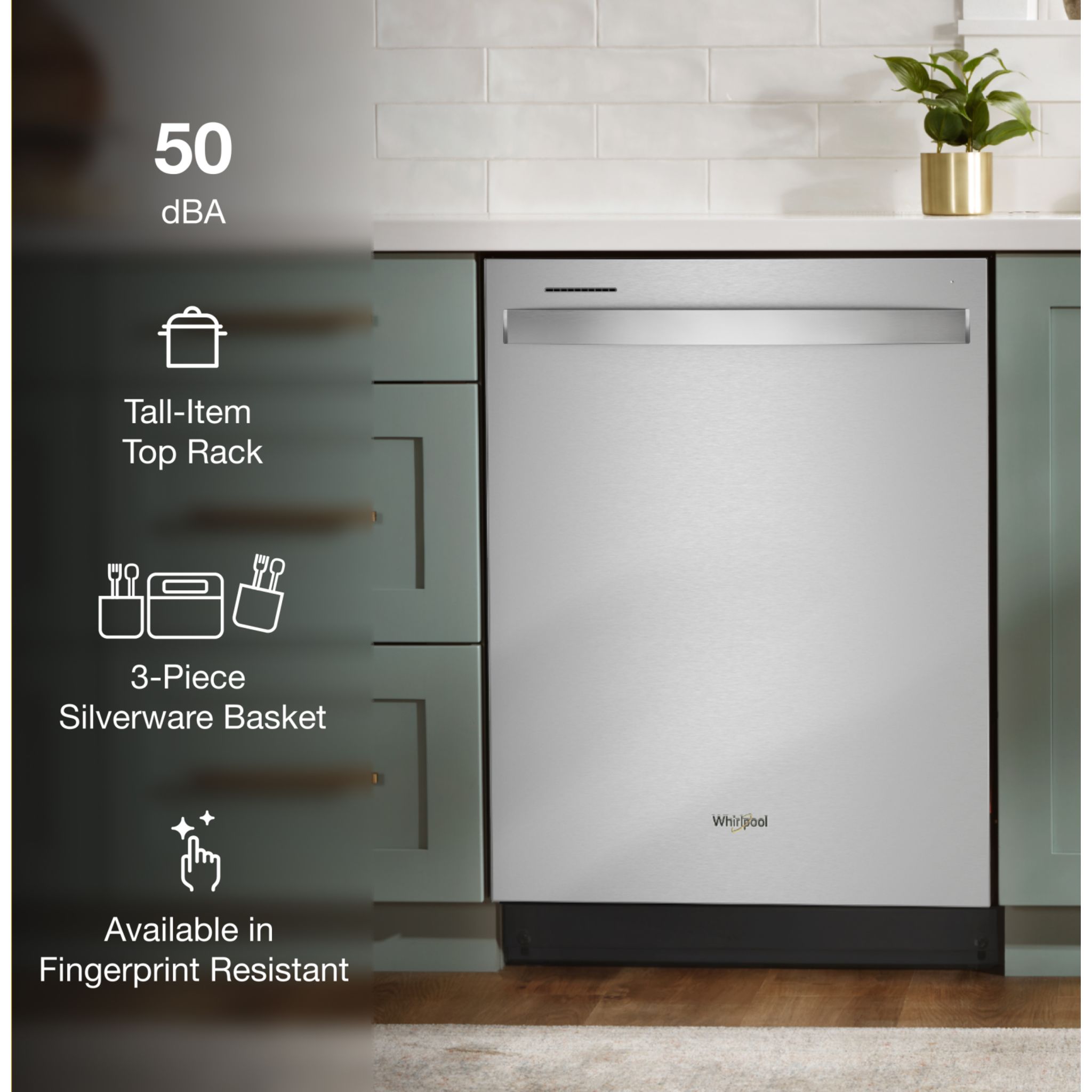 Lave-vaisselle Whirlpool (WDT740SALZ) - Acier inoxydable