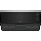 Four à micro-ondes Whirlpool à hotte intégrée (YWMML5530RV) - Finition inox noir