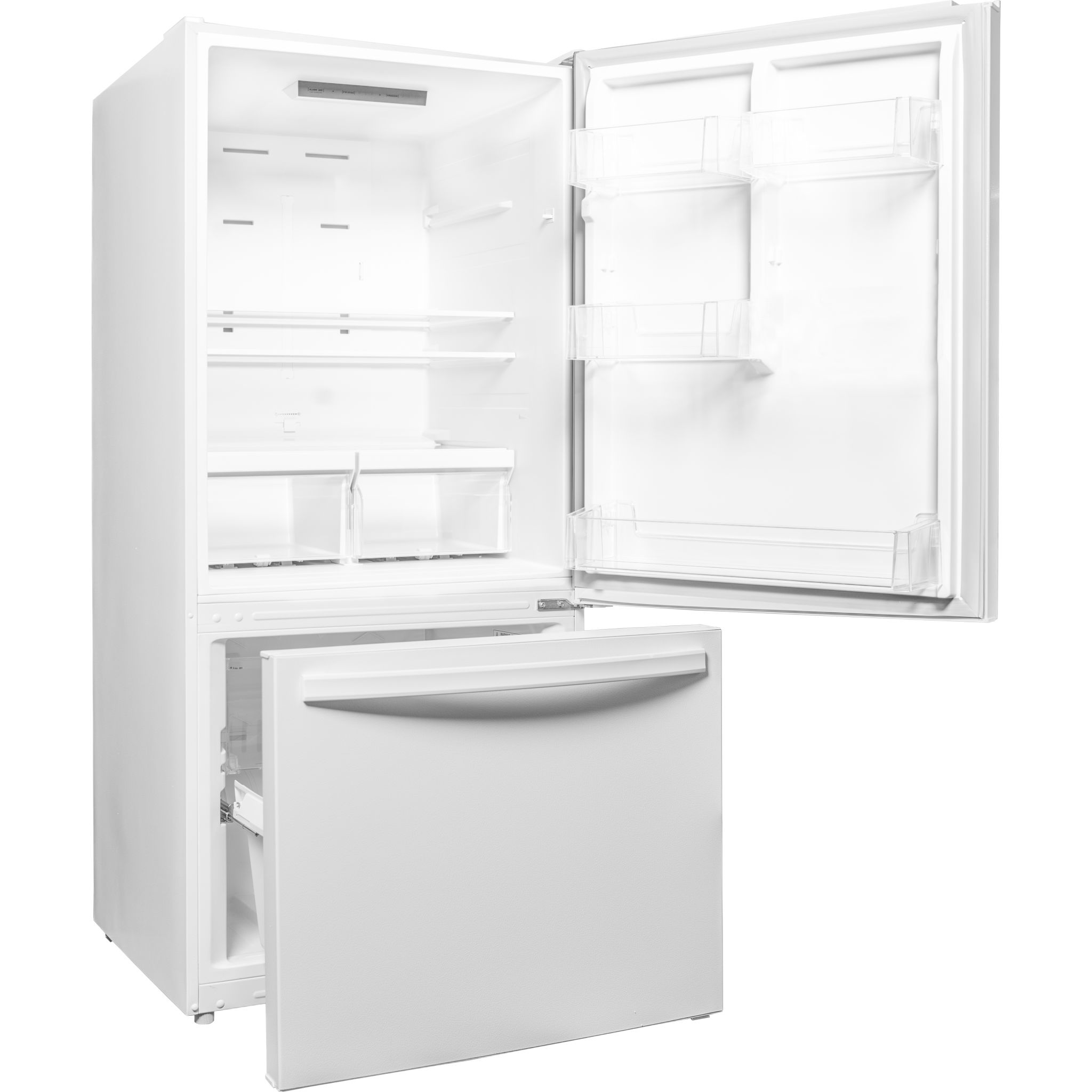 Réfrigérateur à congélateur inférieur Danby (DBM187E1WDB) - Blanc