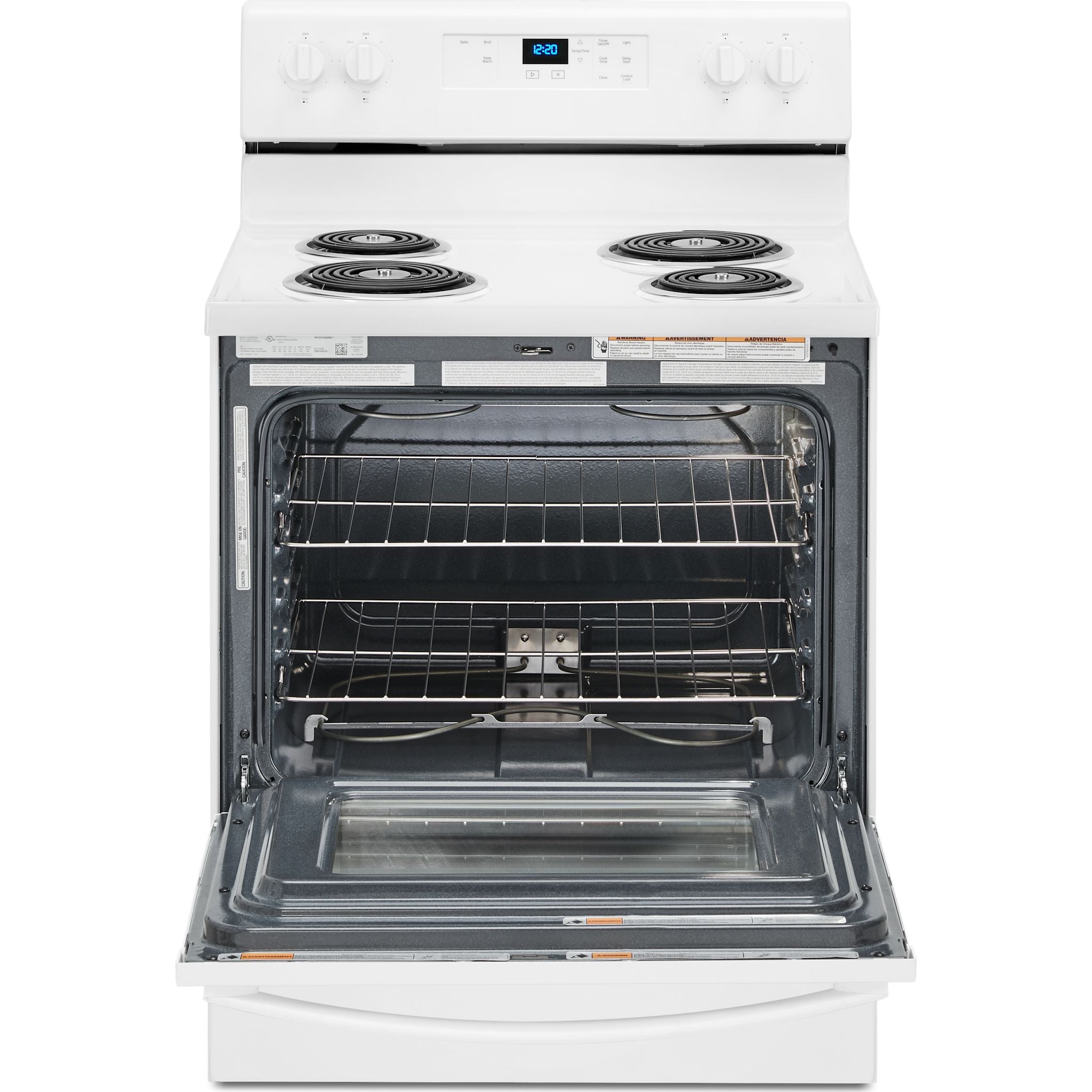Cuisinière électrique Whirlpool 30 (YWFC150M0JW) - Blanche