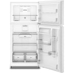 Réfrigérateur Whirlpool à congélateur supérieur (WRTX5419SW) - Blanc