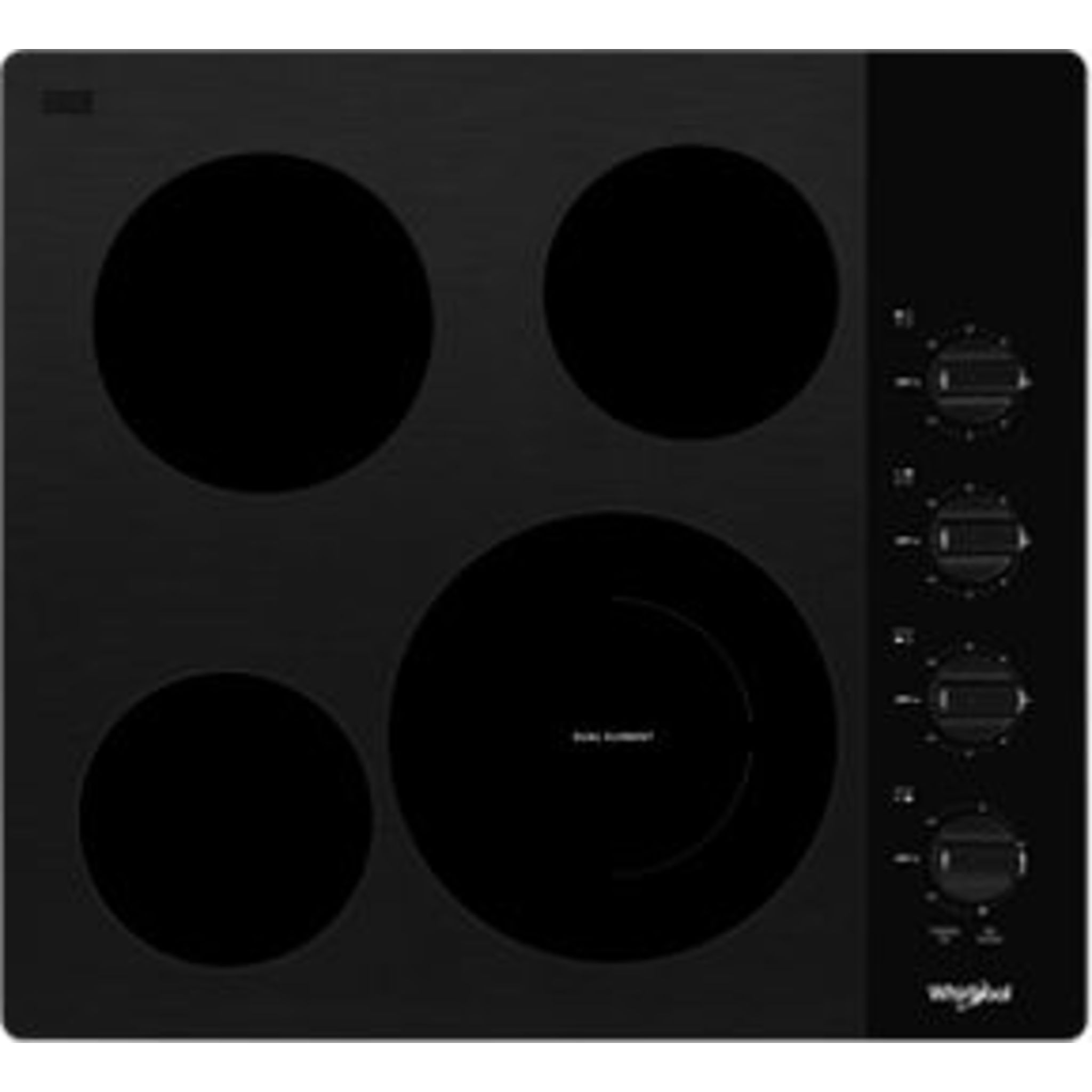 Plaque de cuisson Whirlpool 24 (WCE55US4HB) - Noire
