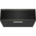 Four à micro-ondes KitchenAid à hotte intégrée (YKMML550RBE) - Minerai noir