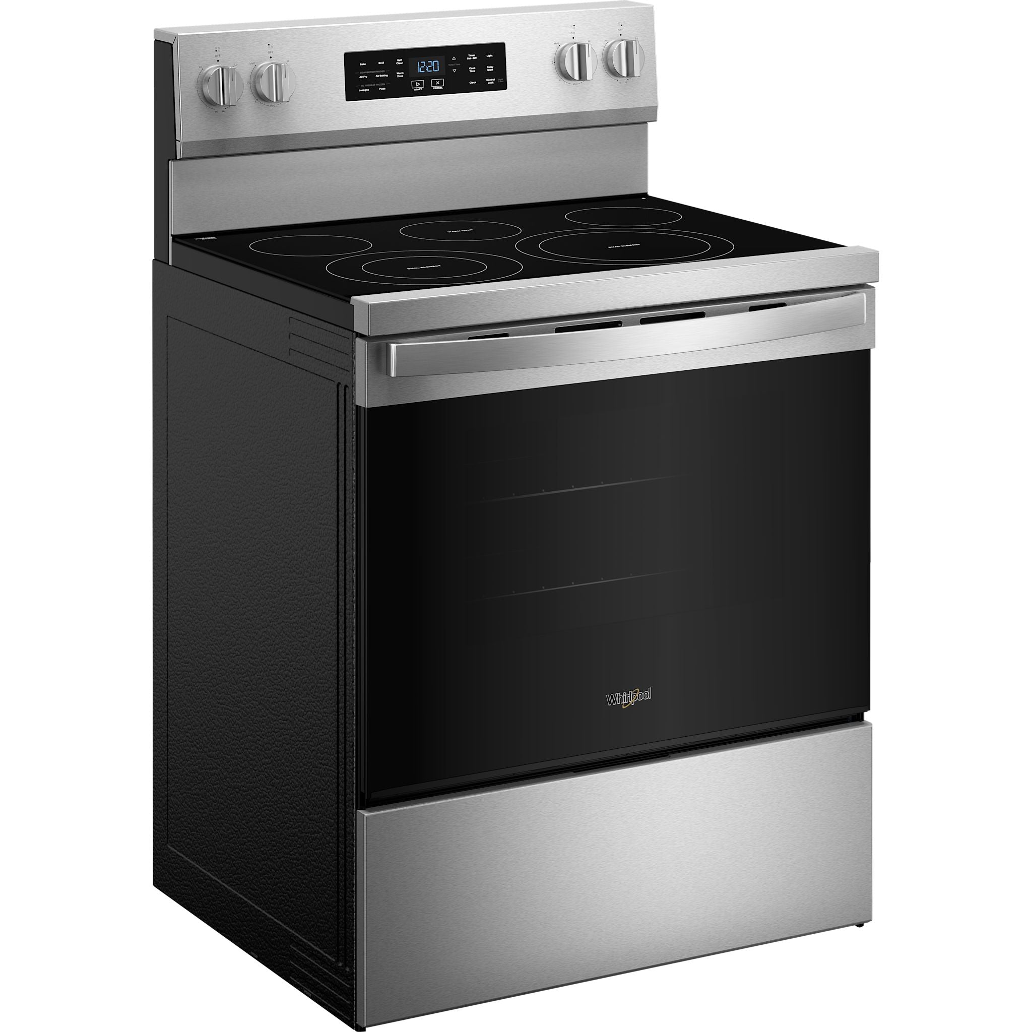 Cuisinière électrique Whirlpool 30 (YWFES5730SZ) - Acier inoxydable anti-traces de doigts