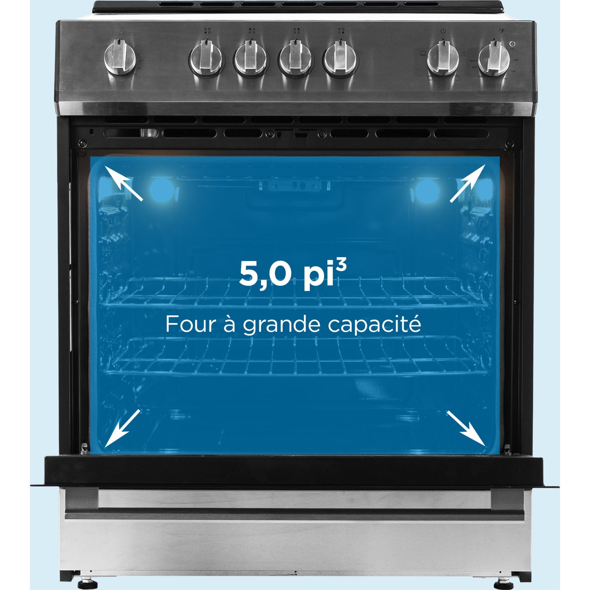 Cuisinière électrique Danby 30 (DRRM300BSSC) - Acier inoxydable
