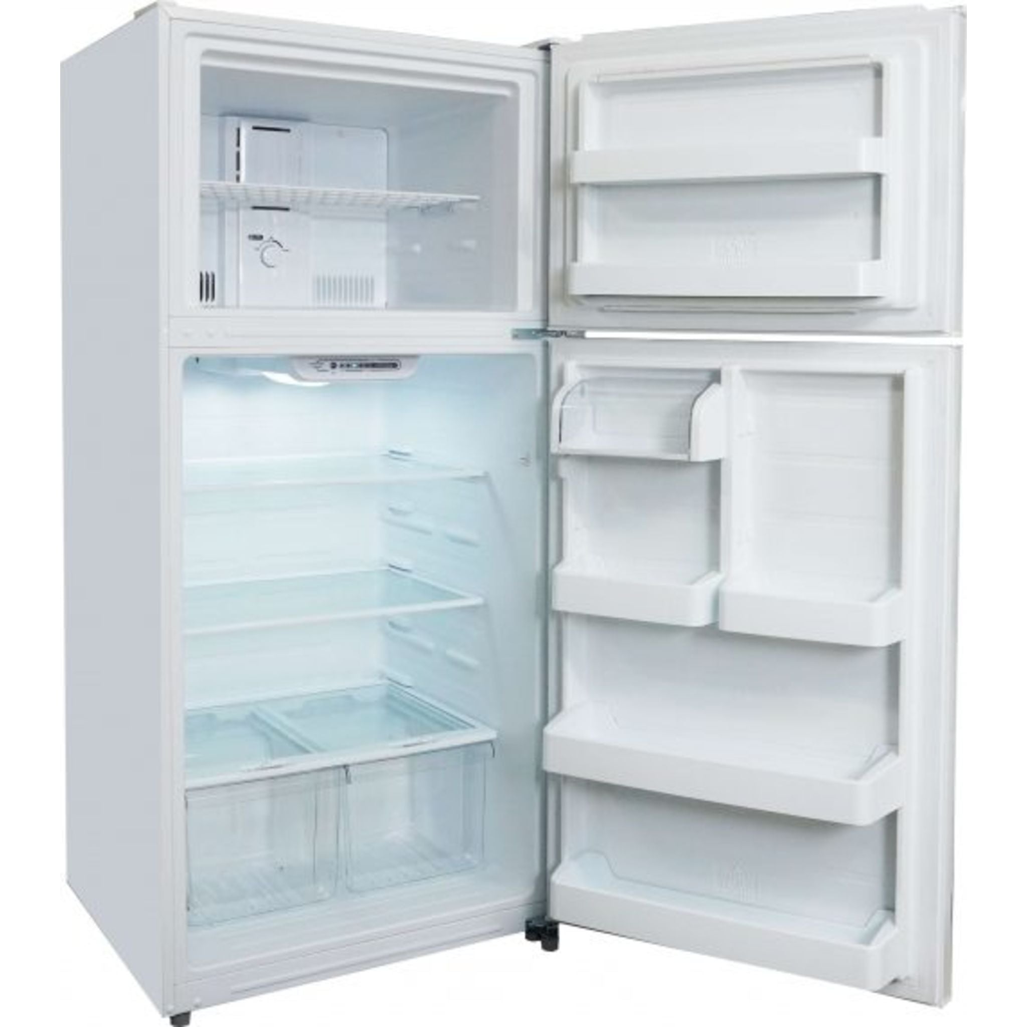 Réfrigérateur à congélateur supérieur Danby (DFF180E1WDB) - Blanc