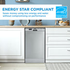 Lave-vaisselle Danby (DDW18D1ESS) - Acier inoxydable