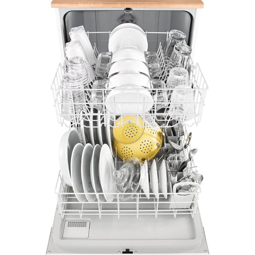 Lave-vaisselle portable Whirlpool avec cuve en plastique (WDP370PAHW) - Blanc