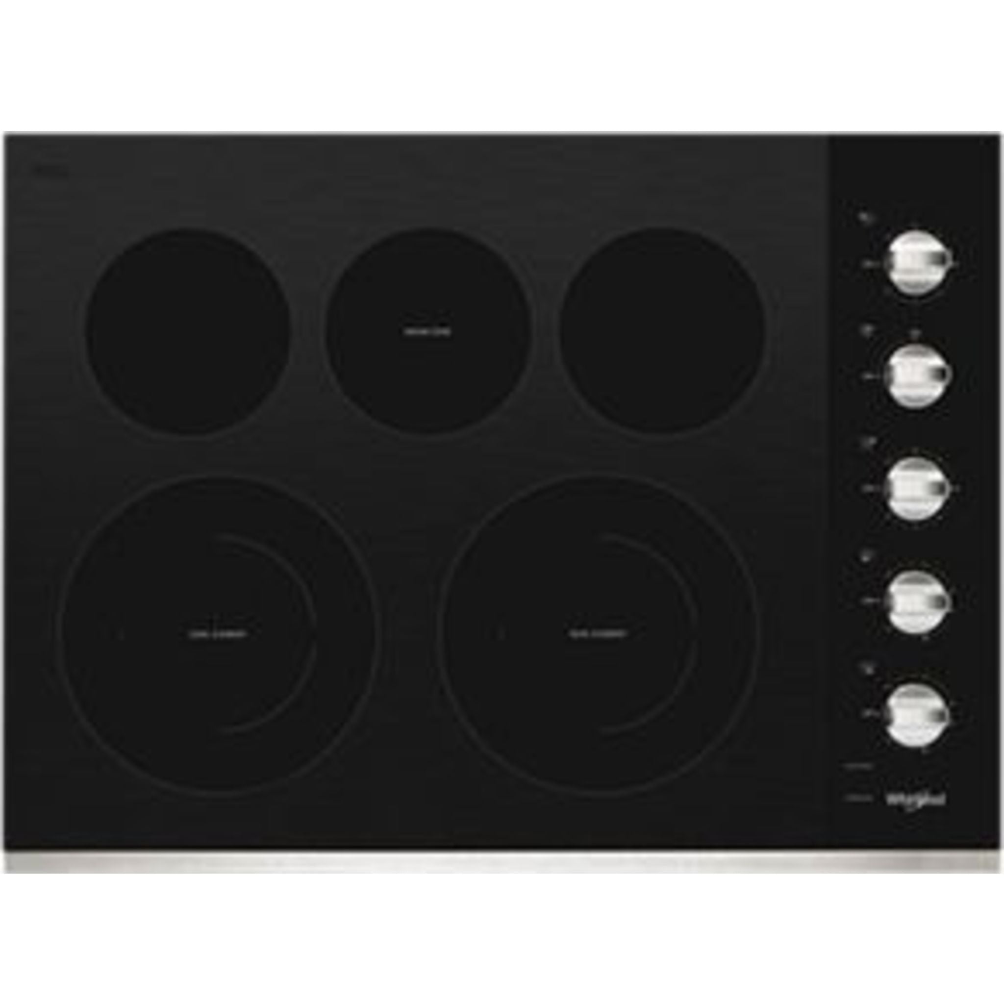 Plaque de cuisson Whirlpool 30 pouces (WCE77US0HS) - Acier inoxydable