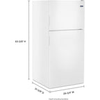 Réfrigérateur Maytag à congélateur supérieur (MRT118FFFH) - Blanc Glace