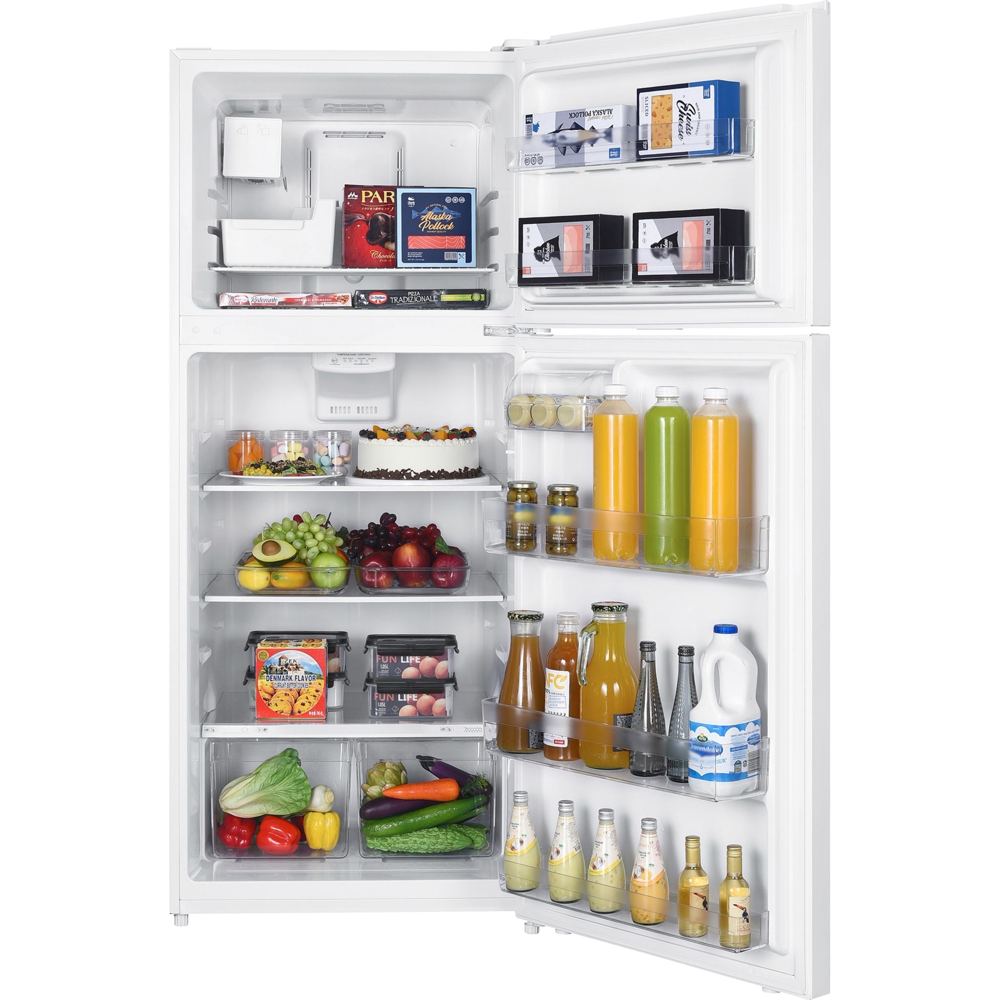 Réfrigérateur à congélateur supérieur Danby (DFF176B1WDB) - Blanc