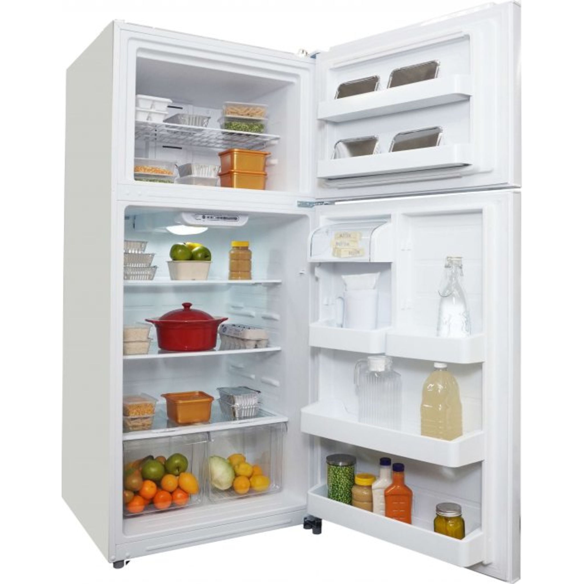 Réfrigérateur à congélateur supérieur Danby (DFF180E1WDB) - Blanc