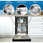 Lave-vaisselle Danby (DDW18D1EB) - Noir