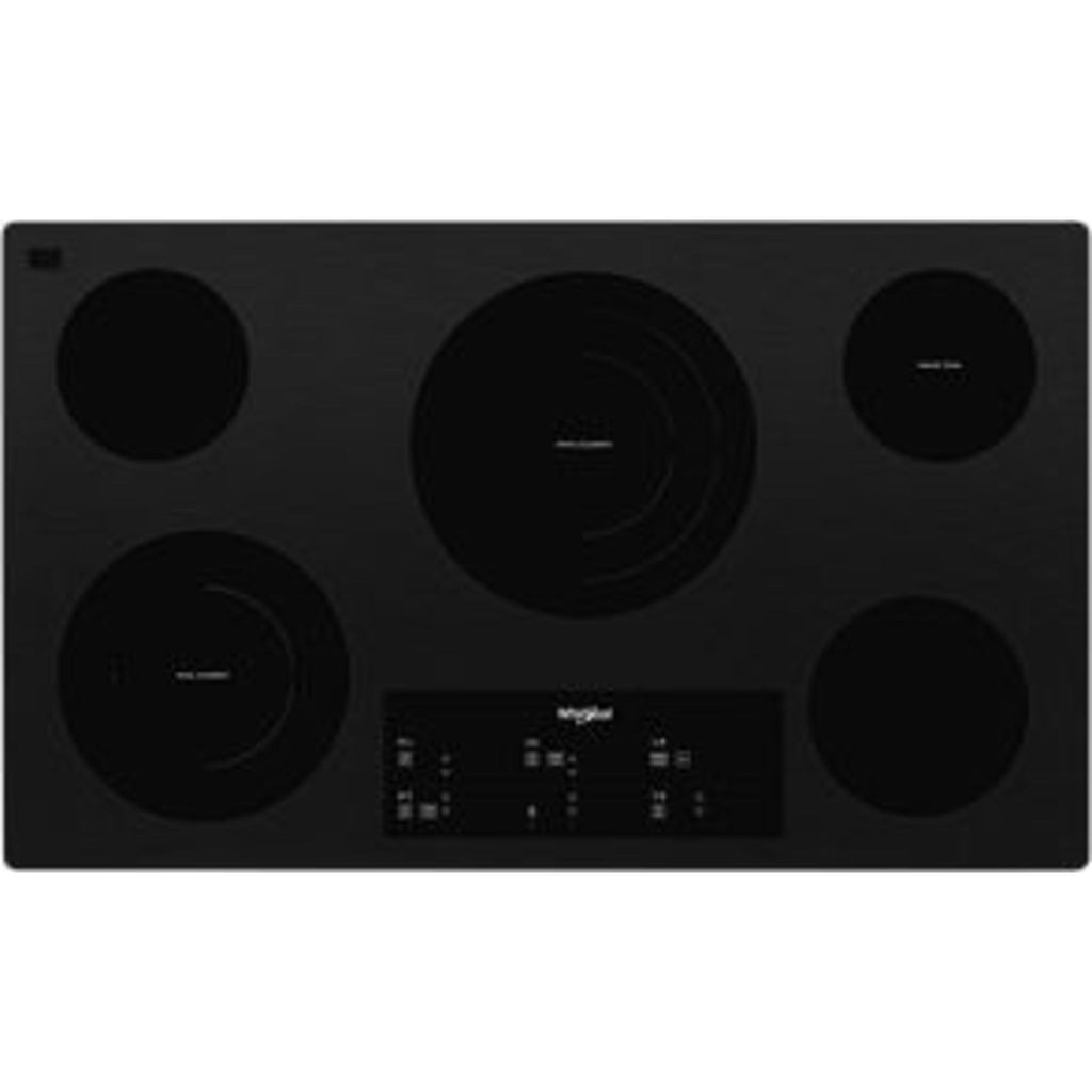 Plaque de cuisson Whirlpool 36 pouces (WCE97US6KB) - Noire