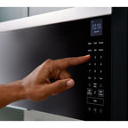 Four à micro-ondes Whirlpool à hotte intégrée (YWMML5530RV) - Finition inox noir