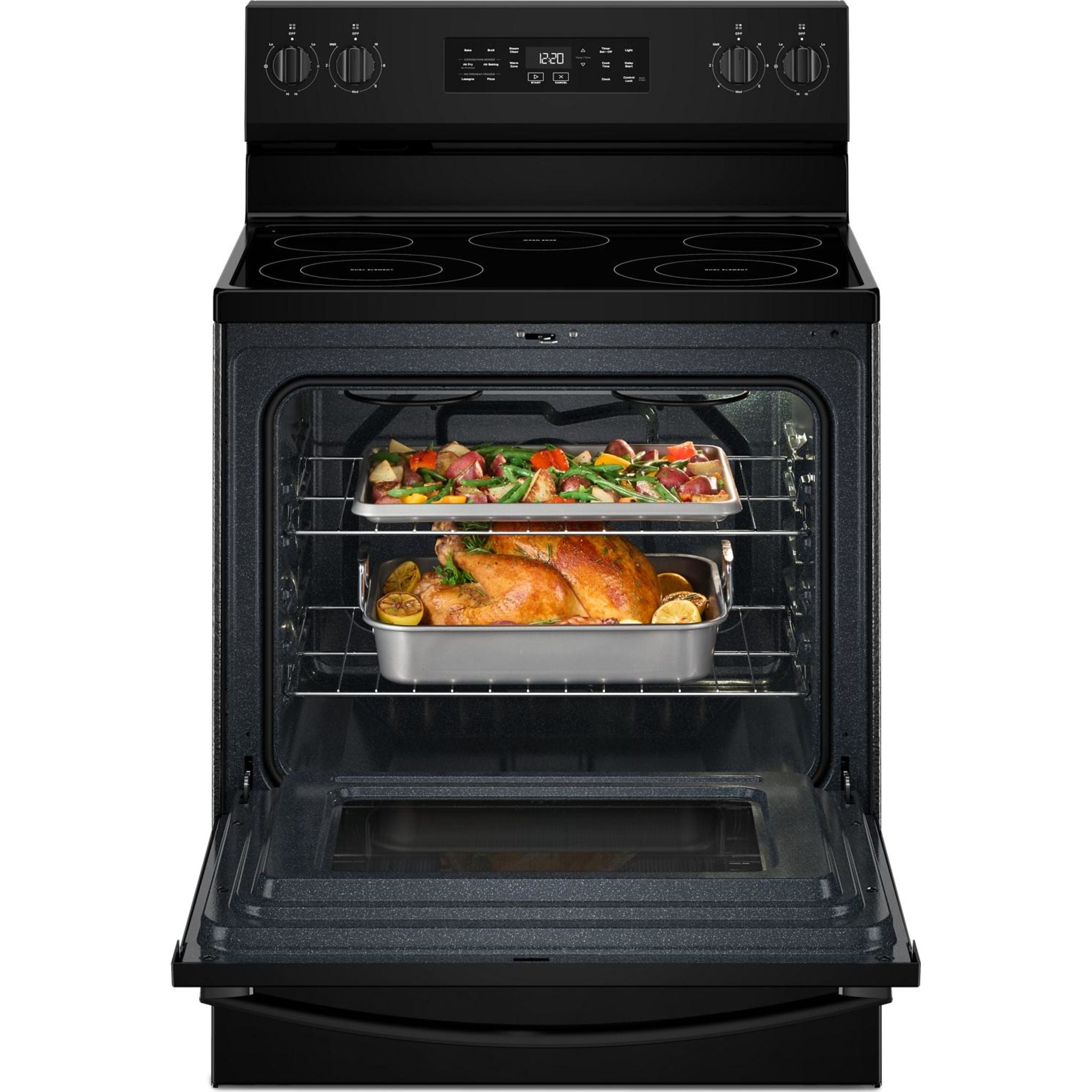 Cuisinière électrique Whirlpool 30 (YWFES4530SB) - Noire