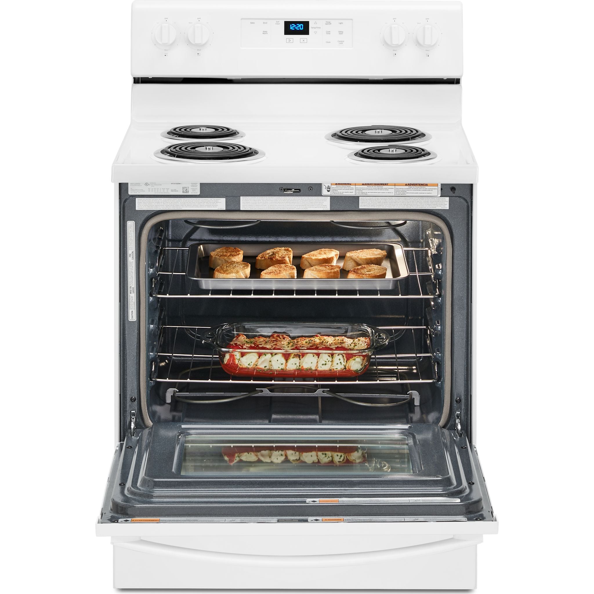 Cuisinière électrique Whirlpool 30 (YWFC315S0JW) - Blanche