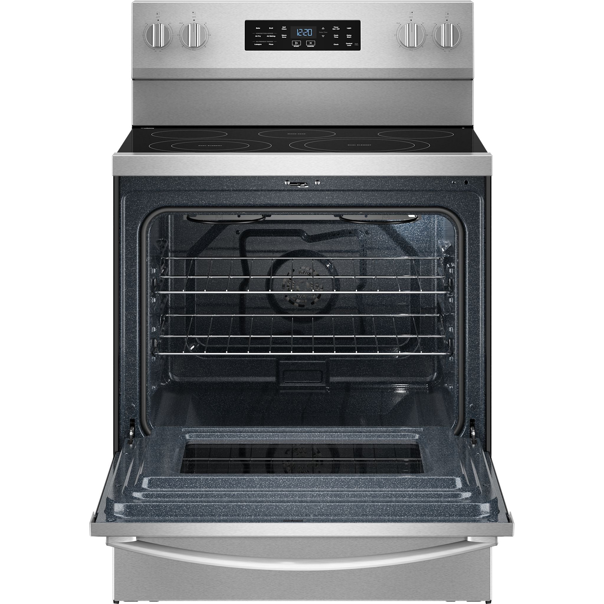 Cuisinière électrique Whirlpool 30 (YWFES5730SZ) - Acier inoxydable anti-traces de doigts