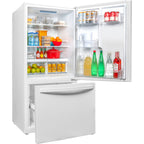 Réfrigérateur à congélateur inférieur Danby (DBM187E1WDB) - Blanc