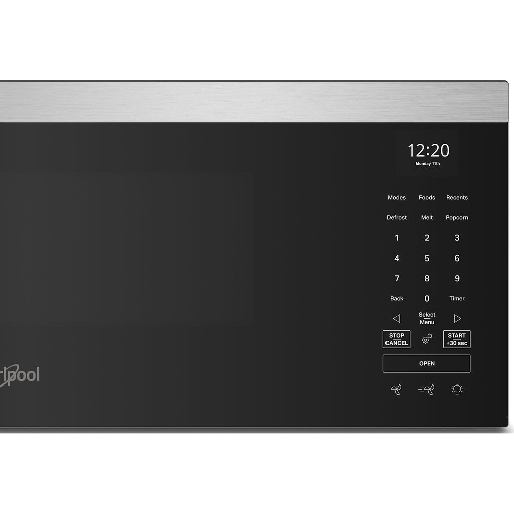 Micro-ondes à hotte intégrée Whirlpool (YWMML5530RZ) - Acier inoxydable anti-traces de doigts