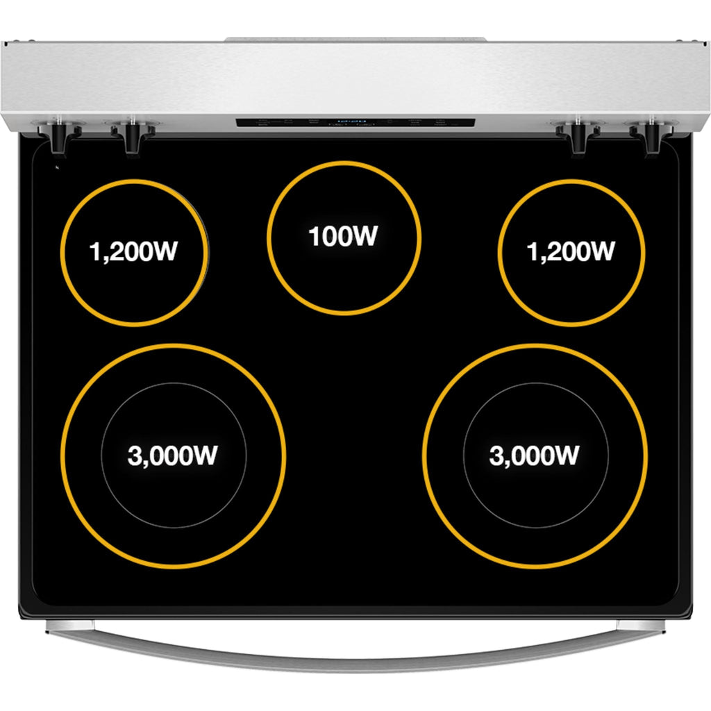 Cuisinière électrique Whirlpool 30 (YWFES4530SW) - Blanche