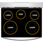 Cuisinière électrique Whirlpool 30 (YWFES4530SW) - Blanche