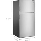 Réfrigérateur Maytag à congélateur supérieur (MRT118FFFZ) - Acier inoxydable résistant aux empreintes digitales