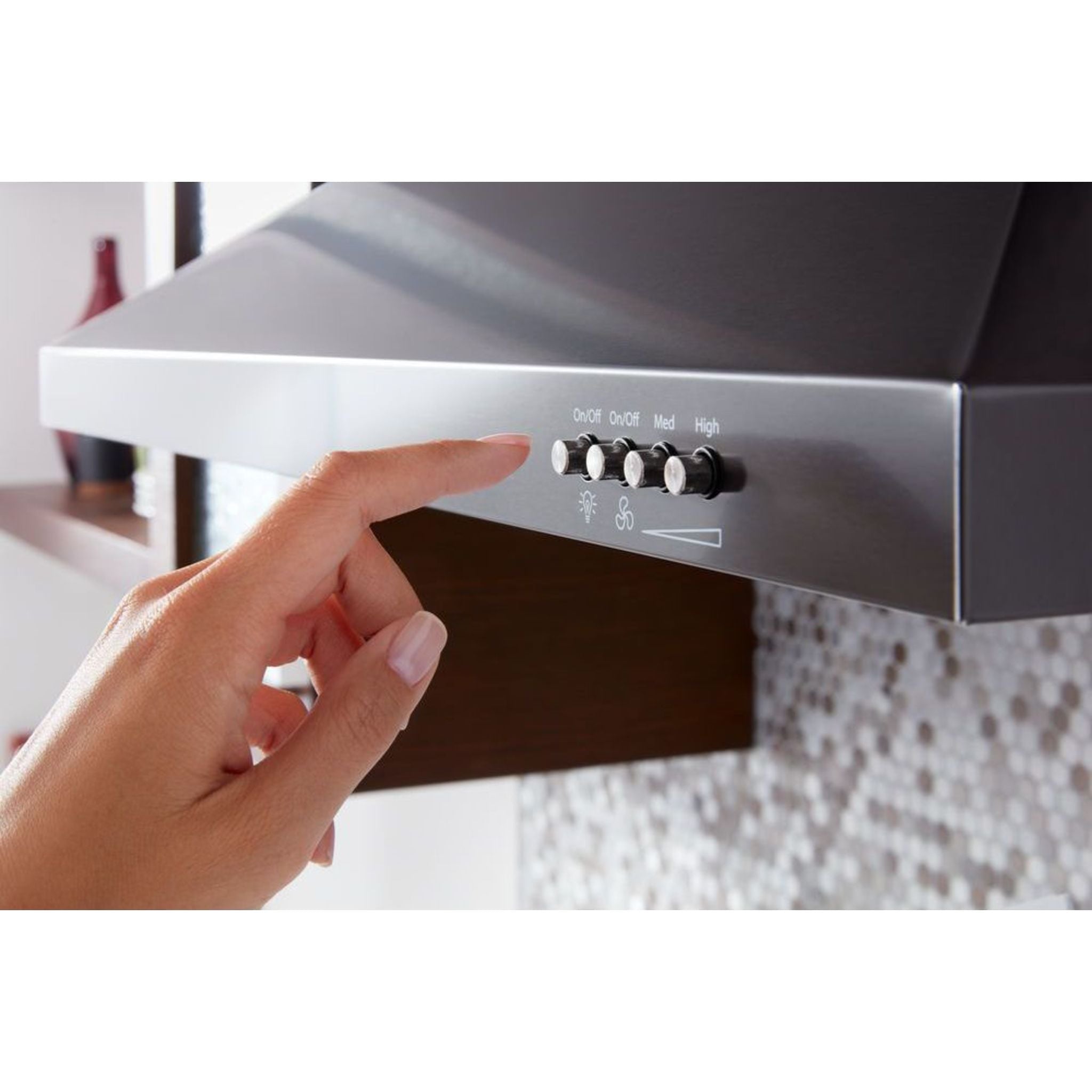 Hotte aspirante Whirlpool (WVW53UC0HV) - Acier inoxydable noir