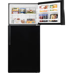 Réfrigérateur Whirlpool à congélateur supérieur (WRT134TFDB) - Noir