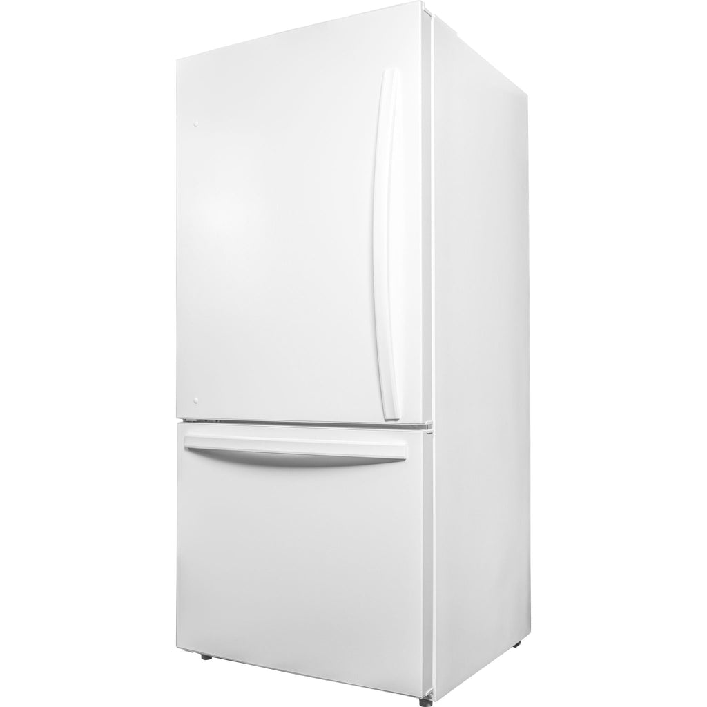 Réfrigérateur à congélateur inférieur Danby (DBM187E1WDB) - Blanc