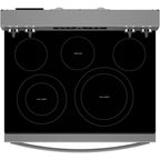 Cuisinière électrique Whirlpool 30 (YWFES5030RZ) - Acier inoxydable anti-traces de doigts