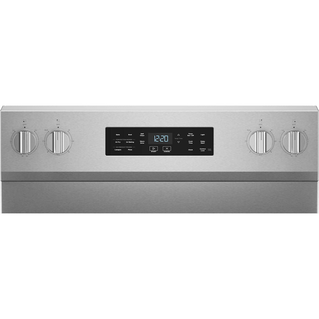 Cuisinière électrique Whirlpool 30 (YWFES5730SZ) - Acier inoxydable anti-traces de doigts