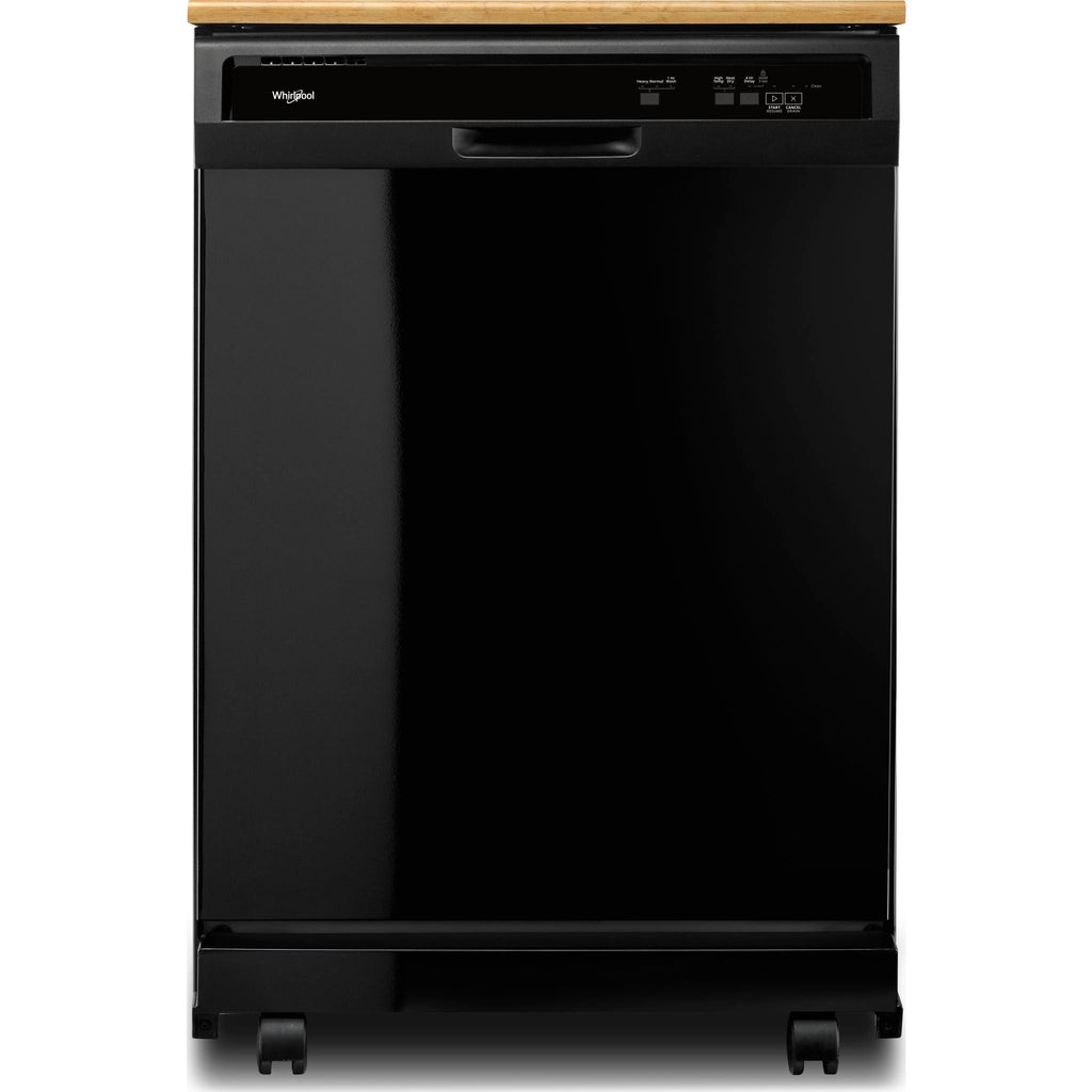 Lave-vaisselle portable Whirlpool, cuve en plastique (WDP370PAHB) - Noir