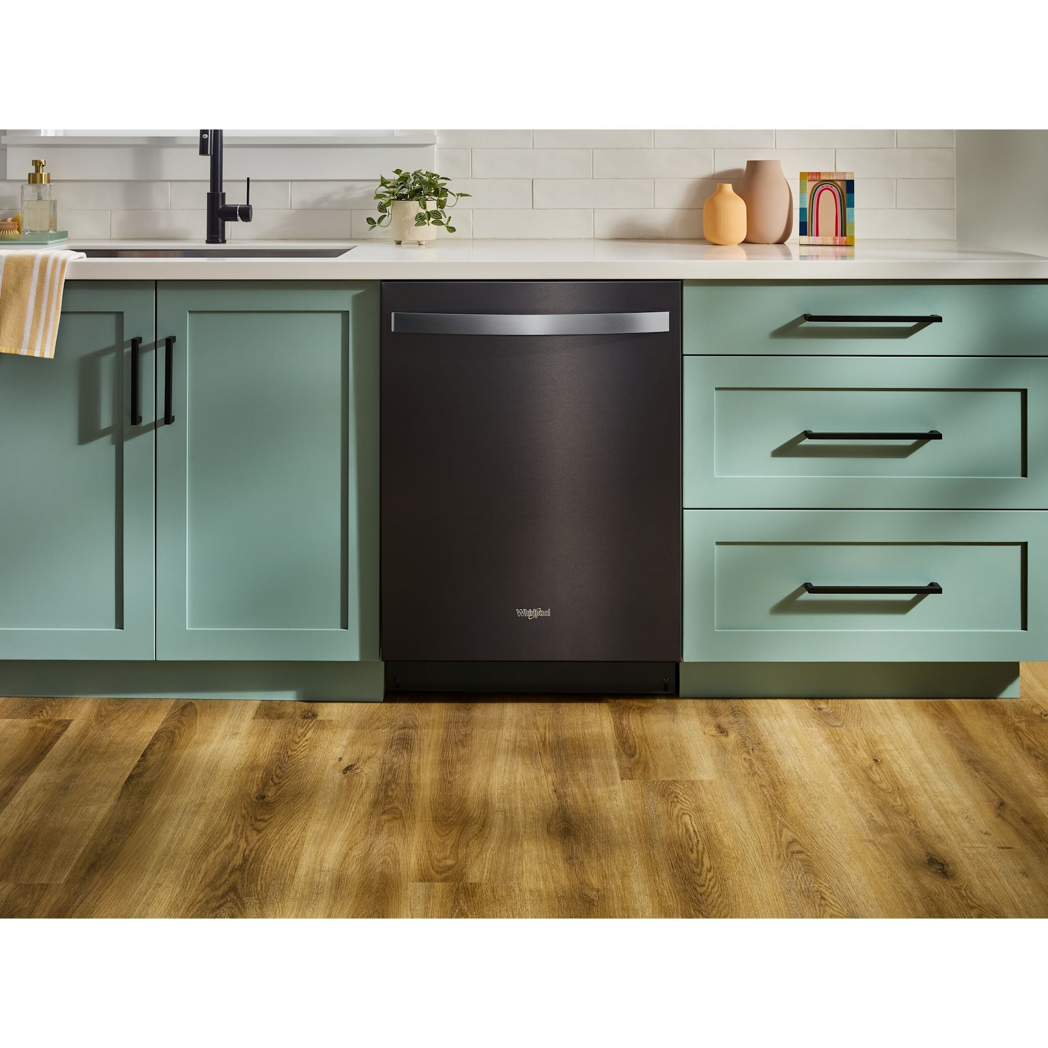 Lave-vaisselle Whirlpool (WDTS8024SV) - Acier inoxydable noir résistant aux impressions