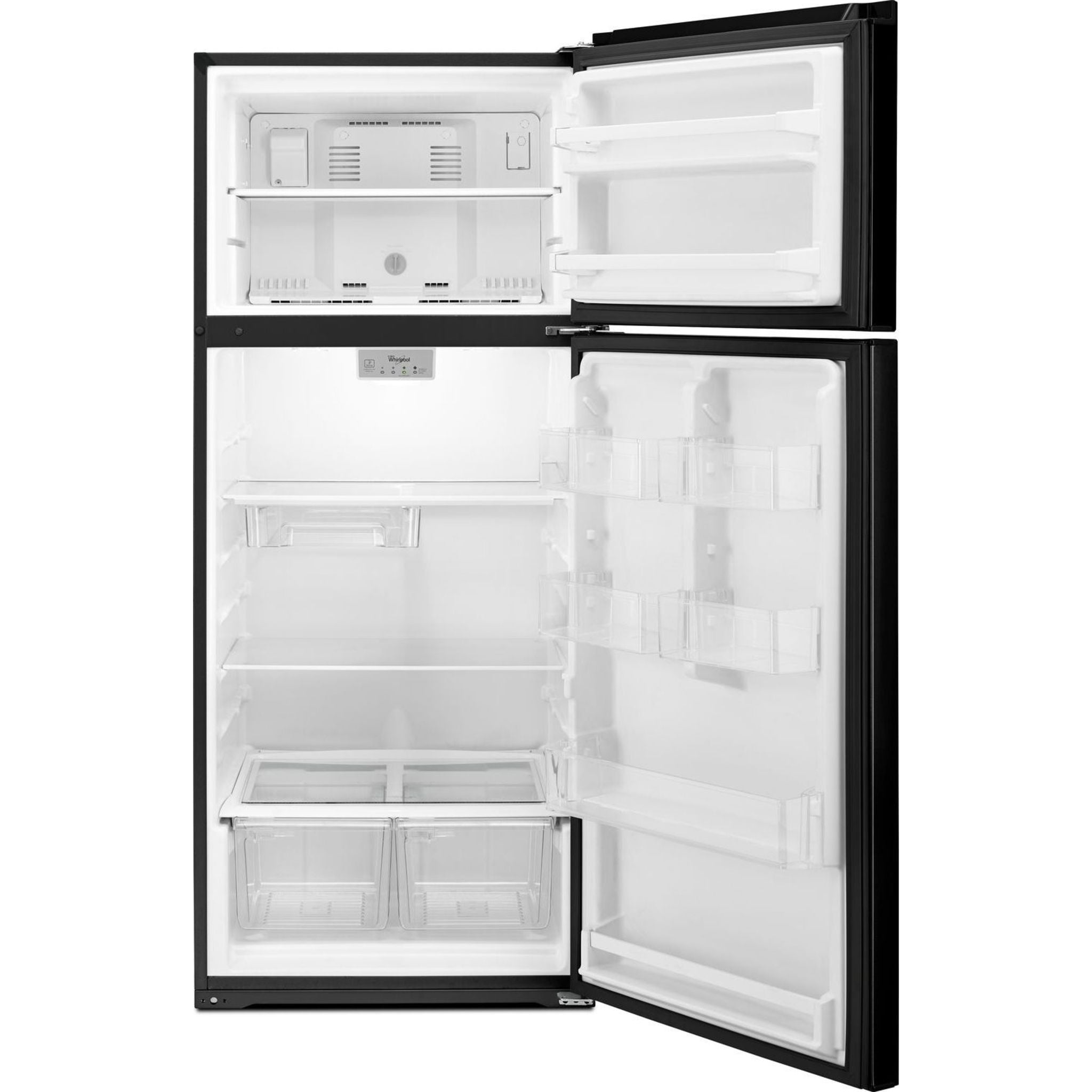 Réfrigérateur Whirlpool à congélateur supérieur (WRT518SZFB) - Noir