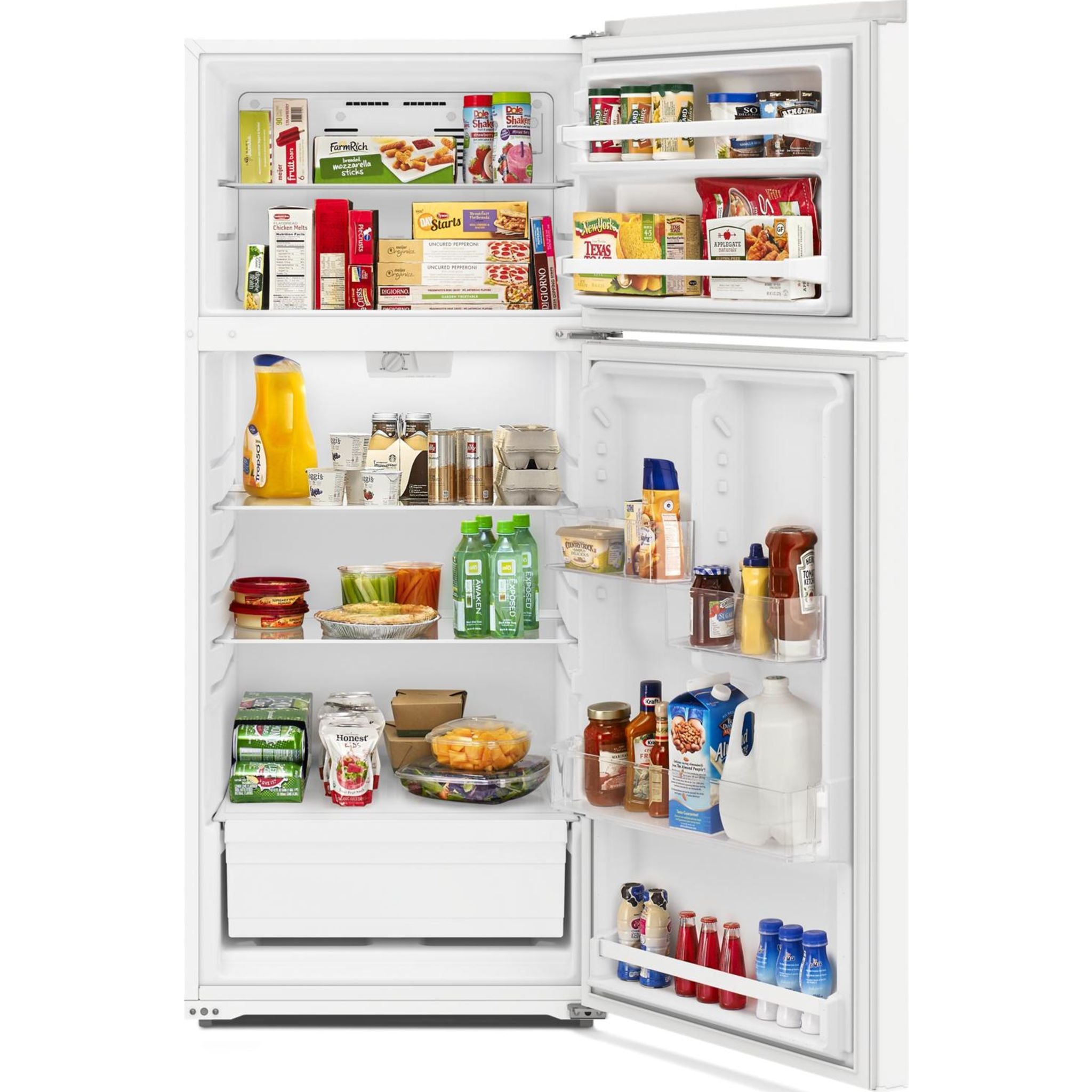 Réfrigérateur Amana à congélateur supérieur (ARTX3028PW) - Blanc