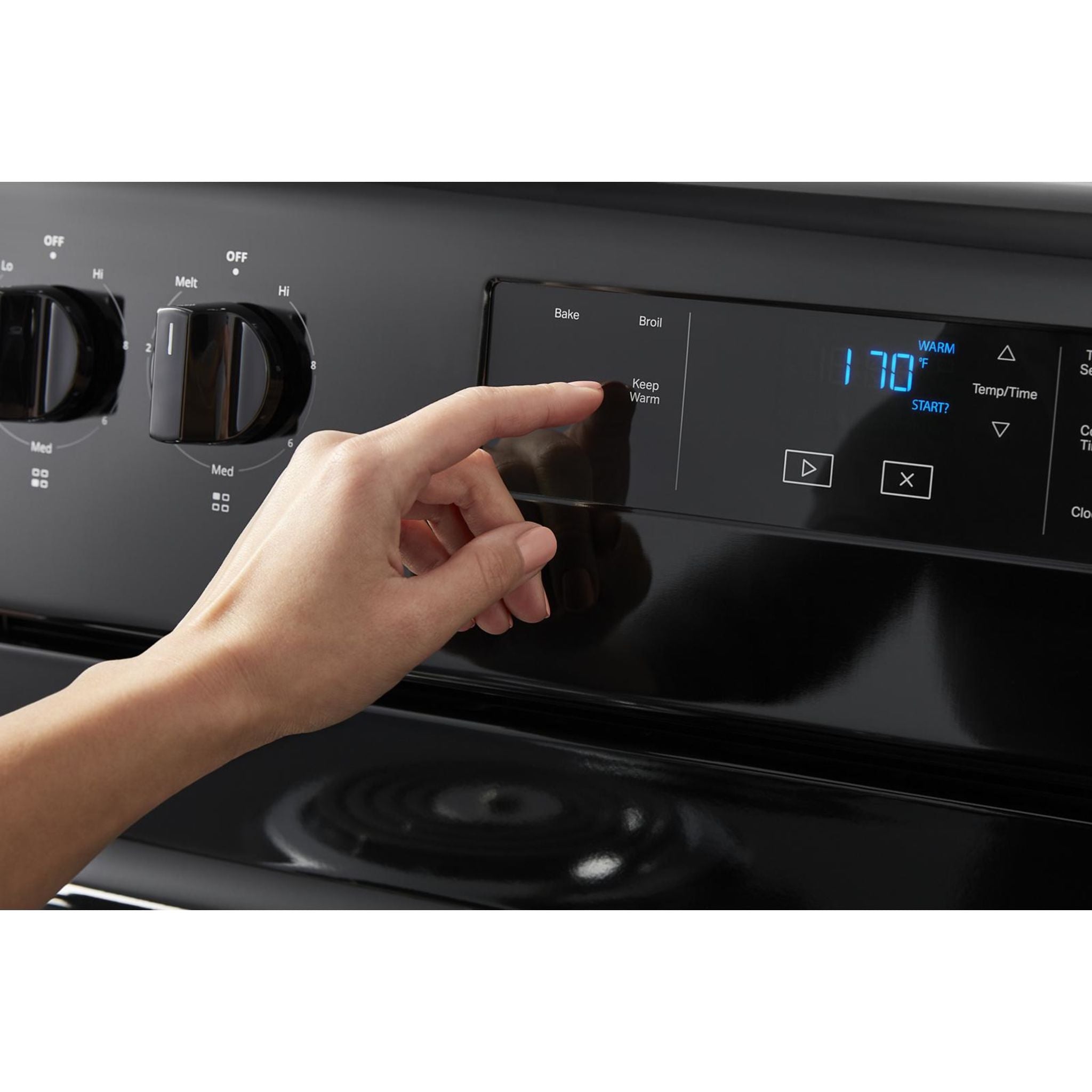 Cuisinière électrique Whirlpool 30 (YWFC150M0JB) - Noire