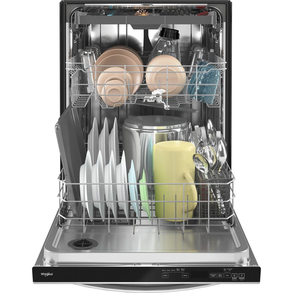 Lave-vaisselle Whirlpool avec cuve en acier inoxydable (WDT750SAKZ) - Acier inoxydable