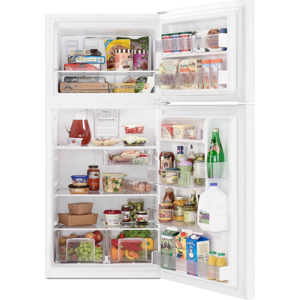 Réfrigérateur Whirlpool à congélateur supérieur (WRT549SZDW) - Blanc