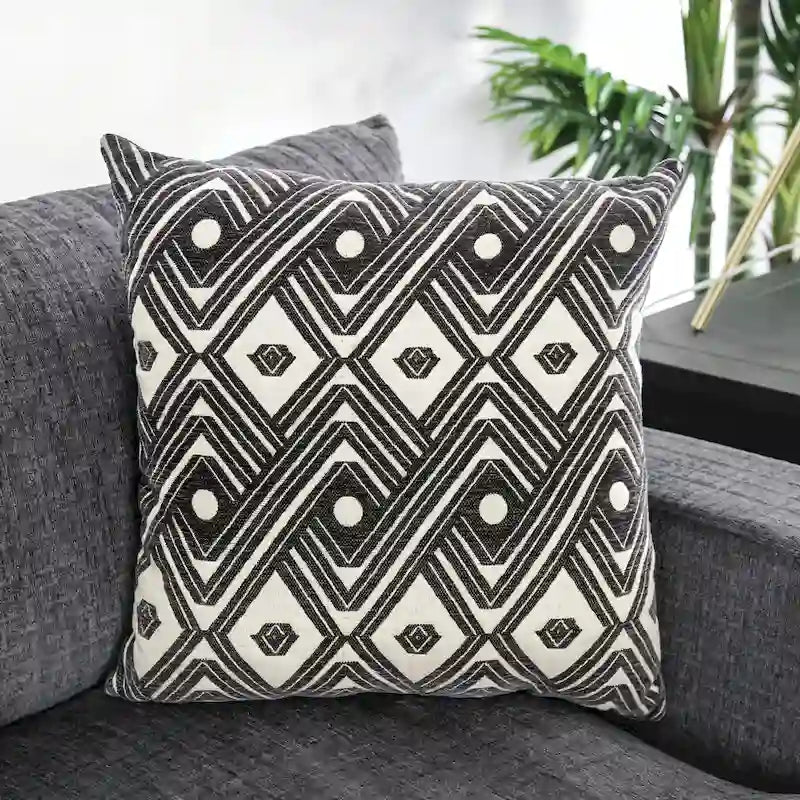 Canapé d'angle contemporain Kintra en chenille rembourrée, par Furniture of America