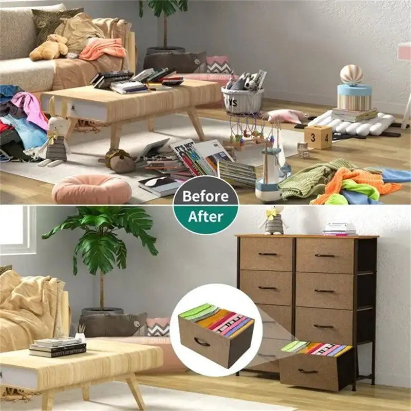 Commode de rangement avec