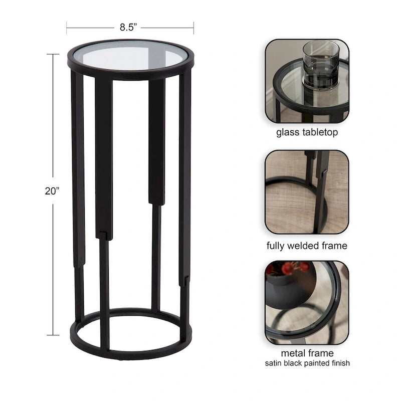 Table d'appoint ronde Kate et Laurel Ravalli - 9x9x20