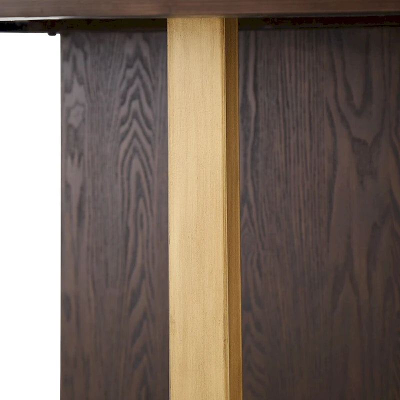 Table de salle à manger ronde Andrea Espresso de 137 cm (54 pouces) par iNSPIRE Q Modern - Table de salle à manger ronde de 137 cm (54 pouces)