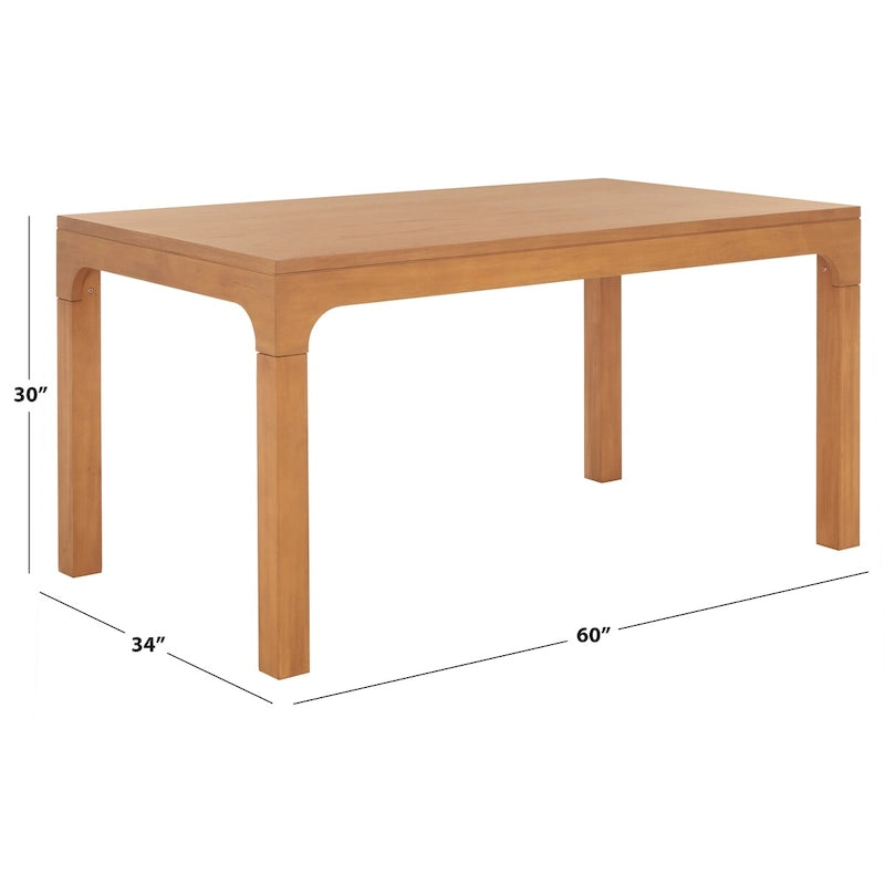 Table de salle à manger rectangulaire SAFAVIEH Elouise - 60 po L x 34 po l x 30 po H