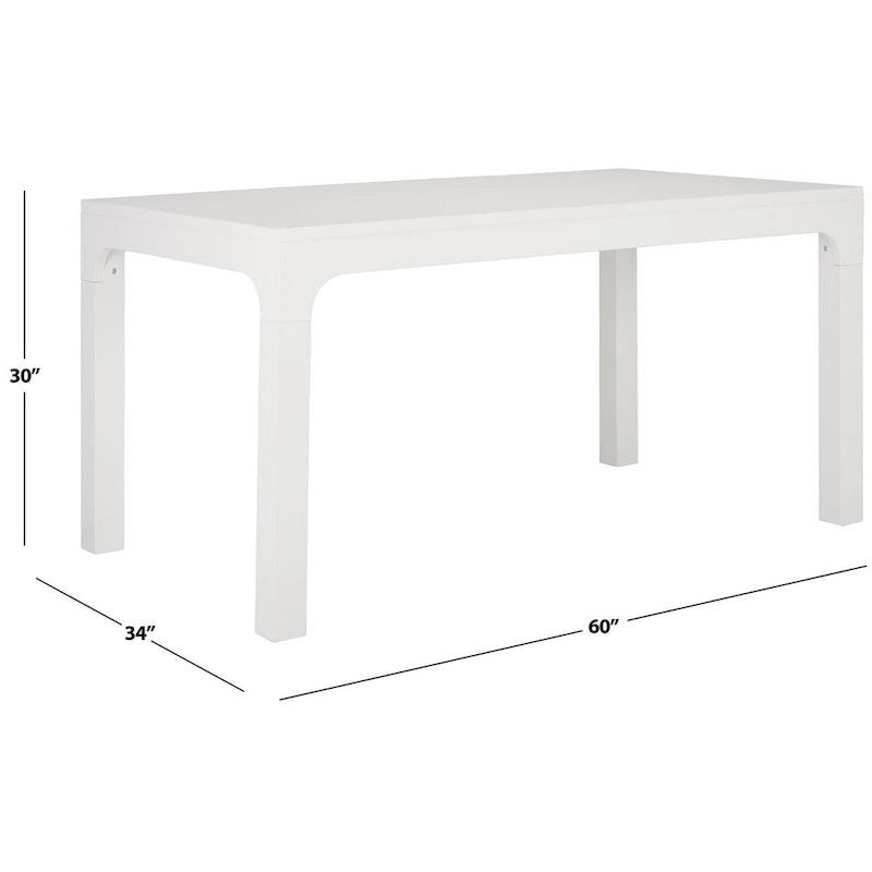 Table de salle à manger rectangulaire SAFAVIEH Elouise - 60 po L x 34 po l x 30 po H