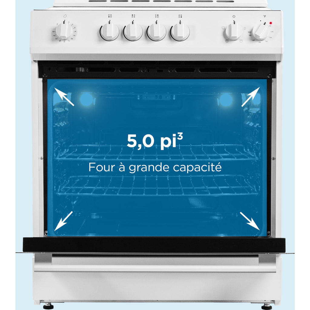 Cuisinière électrique Danby 30 (DRRM300WC) - Blanche