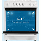 Cuisinière électrique Danby 30 (DRRM300WC) - Blanche