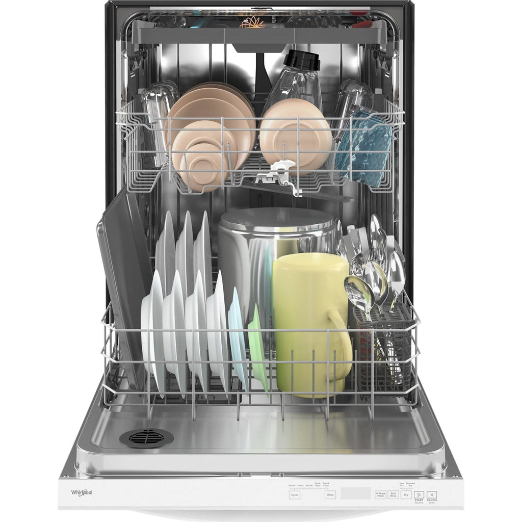 Lave-vaisselle Whirlpool avec cuve en acier inoxydable (WDT750SAKW) - Blanc