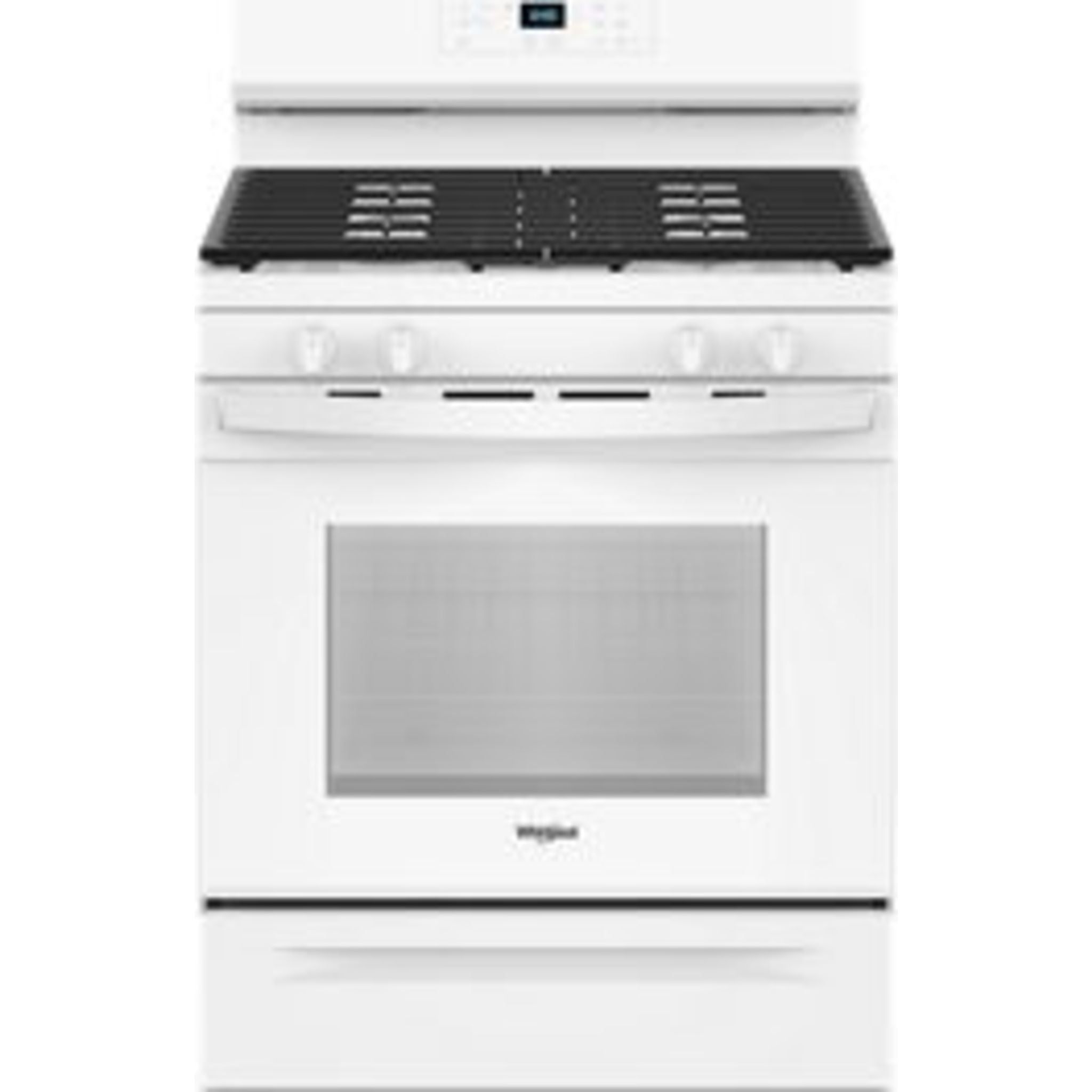 Cuisinière à gaz Whirlpool 30 pouces (WFGS3530RW) - Blanche